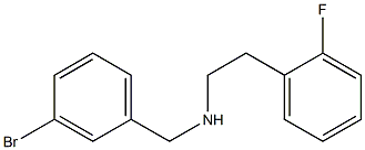 [(3-bromophenyl)methyl][2-(2-fluorophenyl)ethyl]amine Struktur