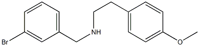 [(3-bromophenyl)methyl][2-(4-methoxyphenyl)ethyl]amine Struktur