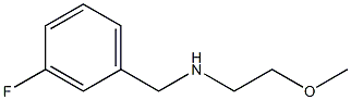 [(3-fluorophenyl)methyl](2-methoxyethyl)amine Struktur