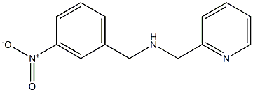 [(3-nitrophenyl)methyl](pyridin-2-ylmethyl)amine Struktur