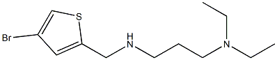 [(4-bromothiophen-2-yl)methyl][3-(diethylamino)propyl]amine Struktur