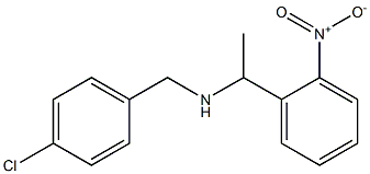 [(4-chlorophenyl)methyl][1-(2-nitrophenyl)ethyl]amine Struktur