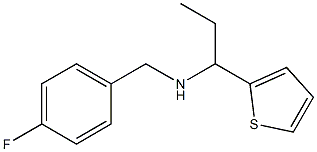 [(4-fluorophenyl)methyl][1-(thiophen-2-yl)propyl]amine Struktur