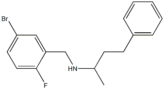 [(5-bromo-2-fluorophenyl)methyl](4-phenylbutan-2-yl)amine Struktur