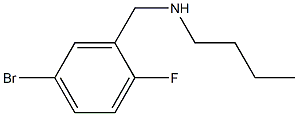 [(5-bromo-2-fluorophenyl)methyl](butyl)amine Struktur