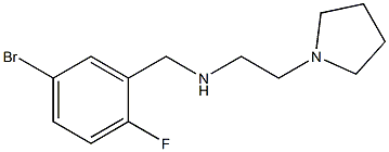 [(5-bromo-2-fluorophenyl)methyl][2-(pyrrolidin-1-yl)ethyl]amine Struktur