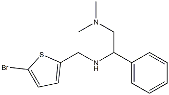 [(5-bromothiophen-2-yl)methyl][2-(dimethylamino)-1-phenylethyl]amine Struktur