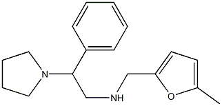 [(5-methylfuran-2-yl)methyl][2-phenyl-2-(pyrrolidin-1-yl)ethyl]amine Struktur