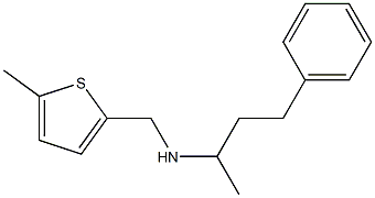 [(5-methylthiophen-2-yl)methyl](4-phenylbutan-2-yl)amine Struktur