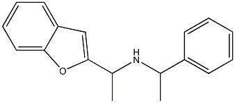 [1-(1-benzofuran-2-yl)ethyl](1-phenylethyl)amine Struktur