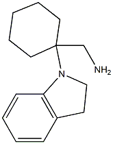 [1-(2,3-dihydro-1H-indol-1-yl)cyclohexyl]methanamine Struktur