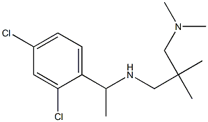 [1-(2,4-dichlorophenyl)ethyl]({2-[(dimethylamino)methyl]-2-methylpropyl})amine Struktur