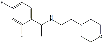 [1-(2,4-difluorophenyl)ethyl][2-(morpholin-4-yl)ethyl]amine Struktur