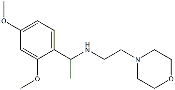 [1-(2,4-dimethoxyphenyl)ethyl][2-(morpholin-4-yl)ethyl]amine Struktur