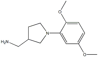 [1-(2,5-dimethoxyphenyl)pyrrolidin-3-yl]methylamine Struktur