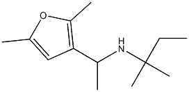 [1-(2,5-dimethylfuran-3-yl)ethyl](2-methylbutan-2-yl)amine Struktur