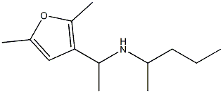 [1-(2,5-dimethylfuran-3-yl)ethyl](pentan-2-yl)amine Struktur