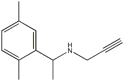 [1-(2,5-dimethylphenyl)ethyl](prop-2-yn-1-yl)amine Struktur