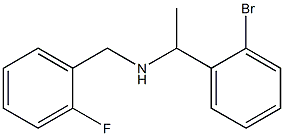 [1-(2-bromophenyl)ethyl][(2-fluorophenyl)methyl]amine Struktur