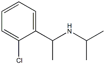 [1-(2-chlorophenyl)ethyl](propan-2-yl)amine Struktur