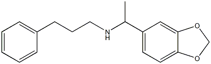 [1-(2H-1,3-benzodioxol-5-yl)ethyl](3-phenylpropyl)amine Struktur