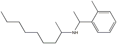 [1-(2-methylphenyl)ethyl](nonan-2-yl)amine Struktur