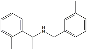 [1-(2-methylphenyl)ethyl][(3-methylphenyl)methyl]amine Struktur