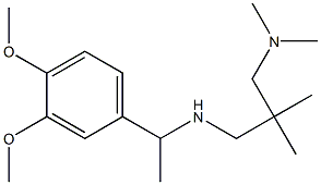 [1-(3,4-dimethoxyphenyl)ethyl]({2-[(dimethylamino)methyl]-2-methylpropyl})amine Struktur