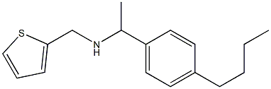 [1-(4-butylphenyl)ethyl](thiophen-2-ylmethyl)amine Struktur