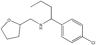 [1-(4-chlorophenyl)butyl](oxolan-2-ylmethyl)amine Struktur