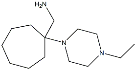 [1-(4-ethylpiperazin-1-yl)cycloheptyl]methylamine Struktur