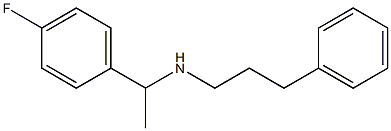 [1-(4-fluorophenyl)ethyl](3-phenylpropyl)amine Struktur