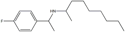 [1-(4-fluorophenyl)ethyl](nonan-2-yl)amine Struktur