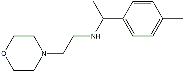 [1-(4-methylphenyl)ethyl][2-(morpholin-4-yl)ethyl]amine Struktur