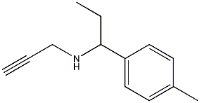 [1-(4-methylphenyl)propyl](prop-2-yn-1-yl)amine Struktur