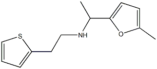 [1-(5-methylfuran-2-yl)ethyl][2-(thiophen-2-yl)ethyl]amine Struktur