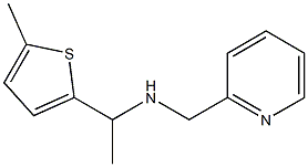 [1-(5-methylthiophen-2-yl)ethyl](pyridin-2-ylmethyl)amine Struktur