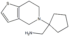 [1-(6,7-dihydrothieno[3,2-c]pyridin-5(4H)-yl)cyclopentyl]methylamine Struktur