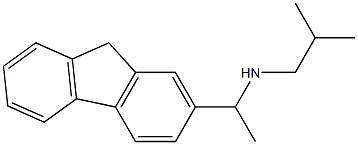 [1-(9H-fluoren-2-yl)ethyl](2-methylpropyl)amine Struktur