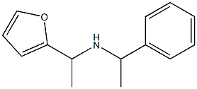 [1-(furan-2-yl)ethyl](1-phenylethyl)amine Struktur