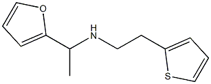 [1-(furan-2-yl)ethyl][2-(thiophen-2-yl)ethyl]amine Struktur