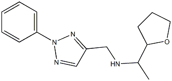 [1-(oxolan-2-yl)ethyl][(2-phenyl-2H-1,2,3-triazol-4-yl)methyl]amine Struktur