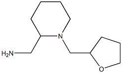 [1-(oxolan-2-ylmethyl)piperidin-2-yl]methanamine Struktur