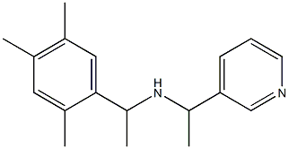 [1-(pyridin-3-yl)ethyl][1-(2,4,5-trimethylphenyl)ethyl]amine Struktur