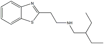 [2-(1,3-benzothiazol-2-yl)ethyl](2-ethylbutyl)amine Struktur