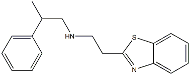 [2-(1,3-benzothiazol-2-yl)ethyl](2-phenylpropyl)amine Struktur