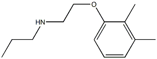 [2-(2,3-dimethylphenoxy)ethyl](propyl)amine Struktur