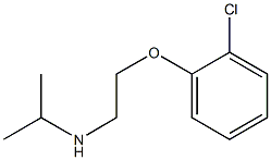 [2-(2-chlorophenoxy)ethyl](propan-2-yl)amine Struktur