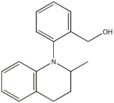 [2-(2-methyl-1,2,3,4-tetrahydroquinolin-1-yl)phenyl]methanol Struktur