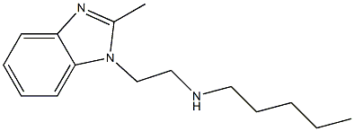 [2-(2-methyl-1H-1,3-benzodiazol-1-yl)ethyl](pentyl)amine Struktur